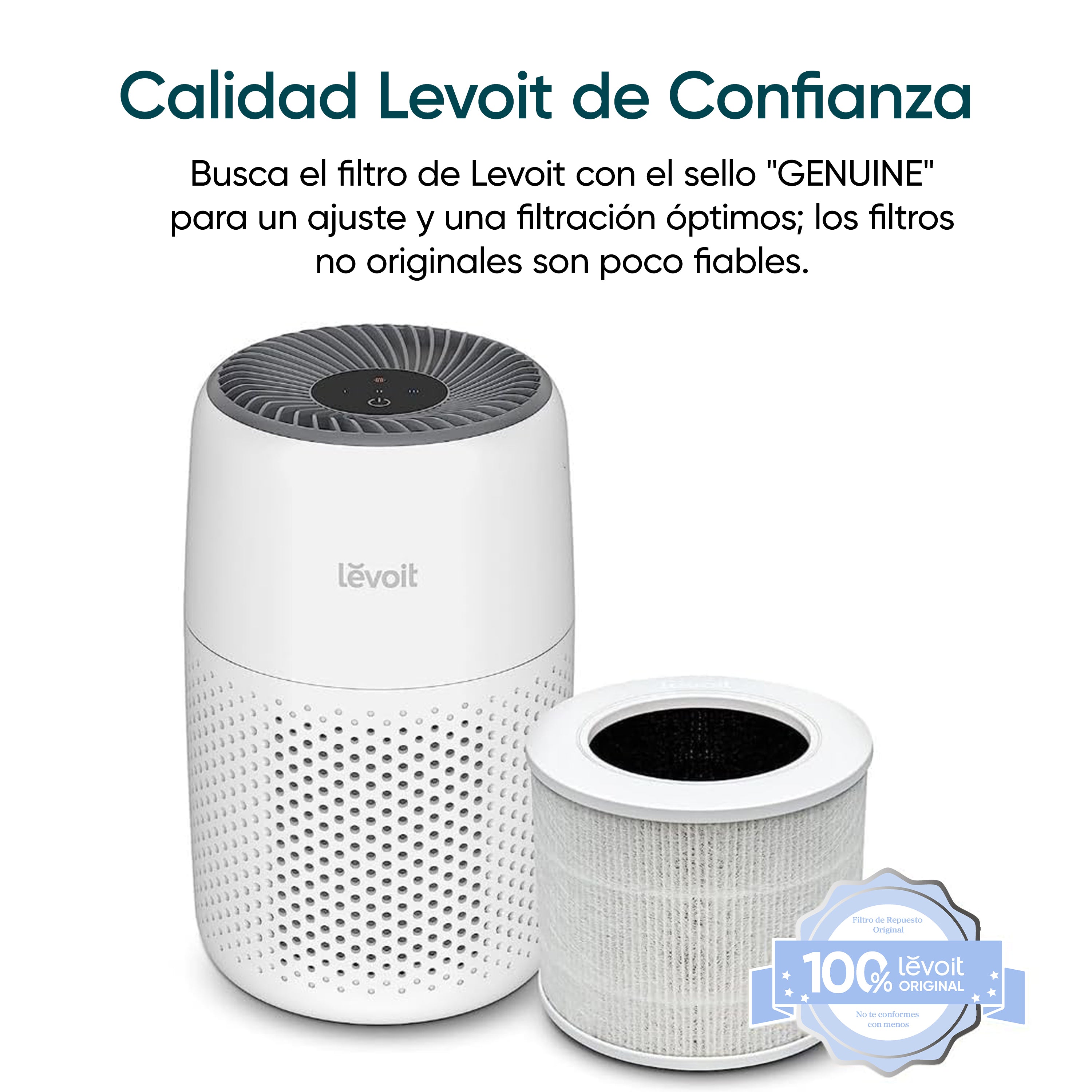 Levoit Core Mini Purificador de Aire + Juego de Filtro Estándar