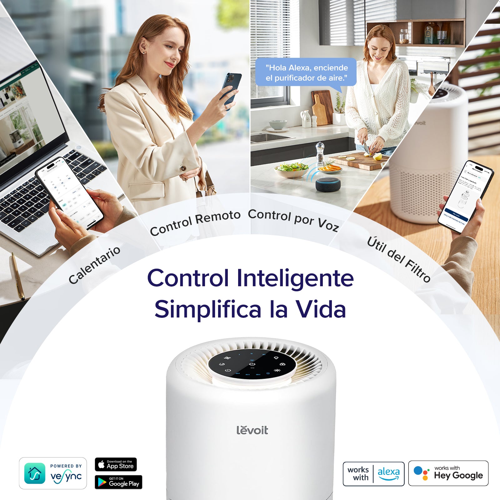 Levoit Core 200S Purificador de Aire Inteligente