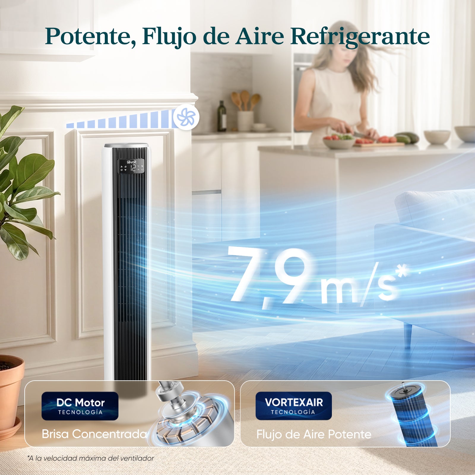 Levoit 36DC Ventilador de Torre