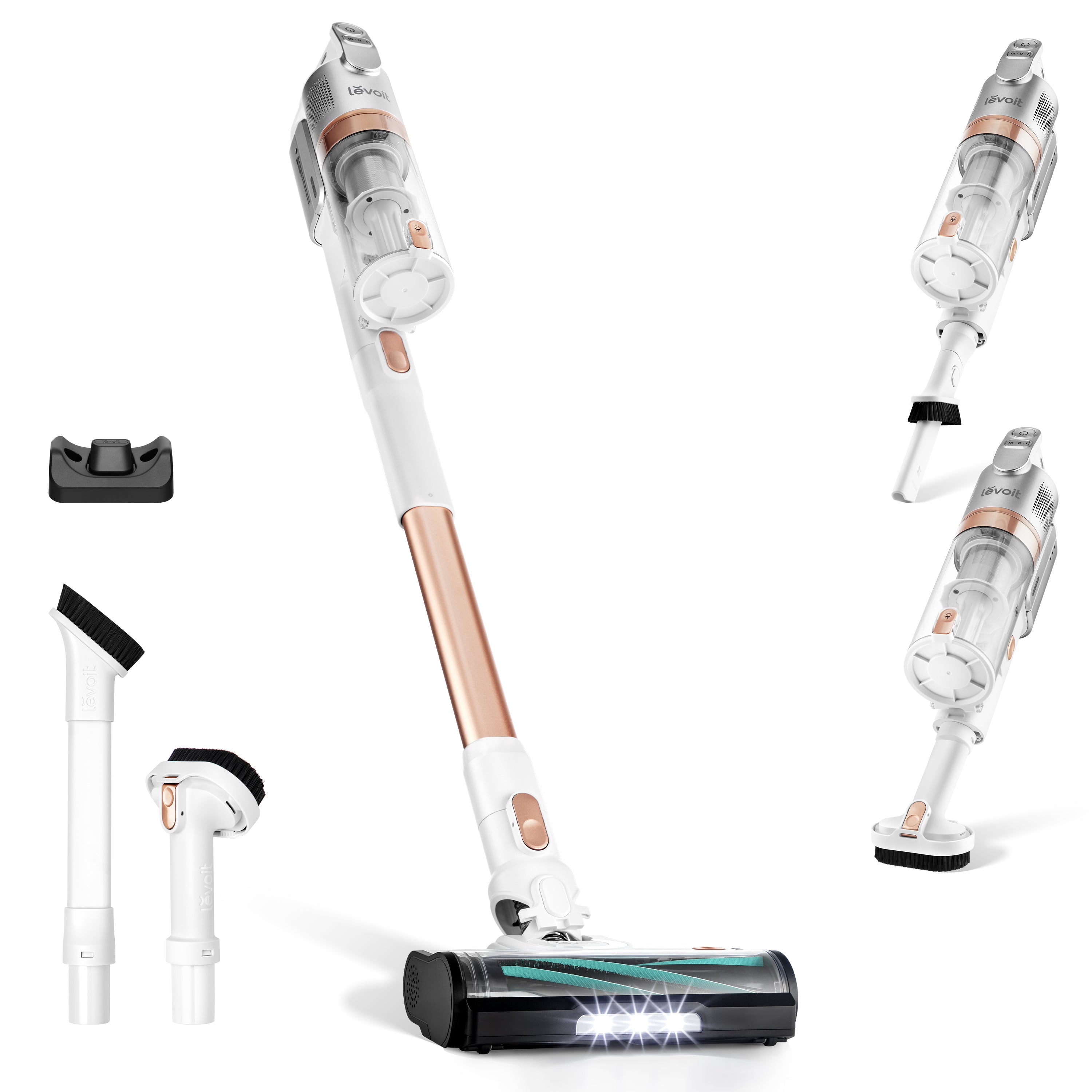 Levoit LVAC-200 — Aspiradora Sin Cable y Sin Bolsa en Dorado