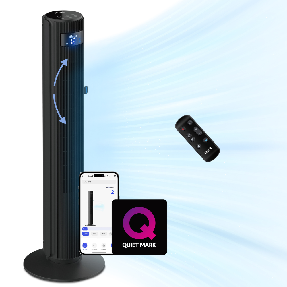 Levoit 42Wifi Ventilador de Torre Inteligente