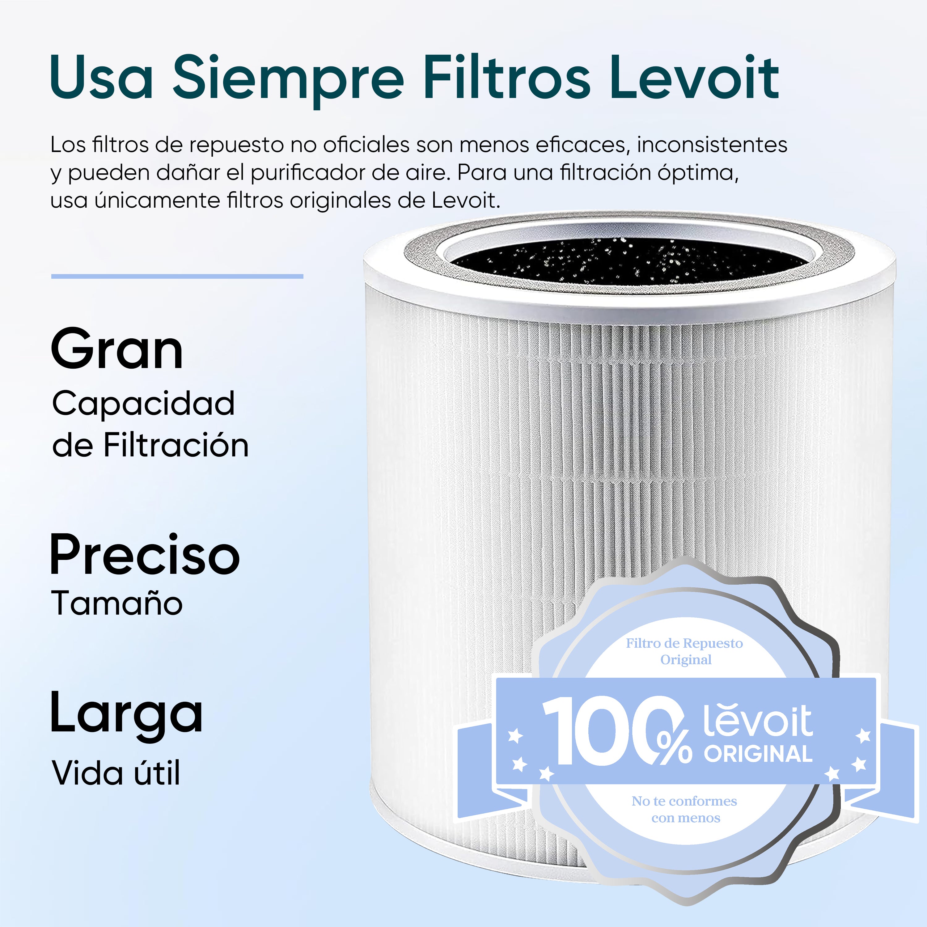 Levoit Core 400S Purificador de Aire Inteligente + Juego de Filtro Estándar