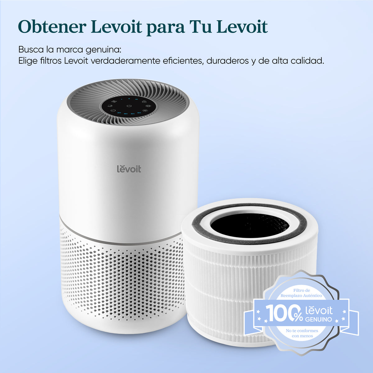 Levoit Core 300S Purificador de Aire Inteligente + Juego de Filtro Estándar