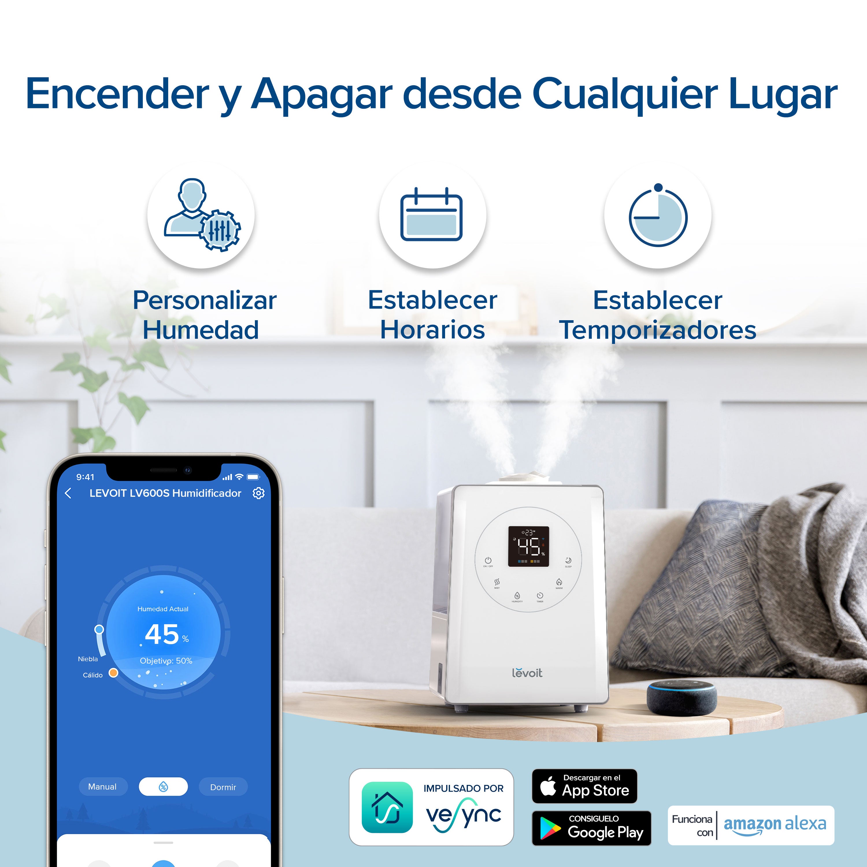 Levoit LV600S Humidificador Inteligente