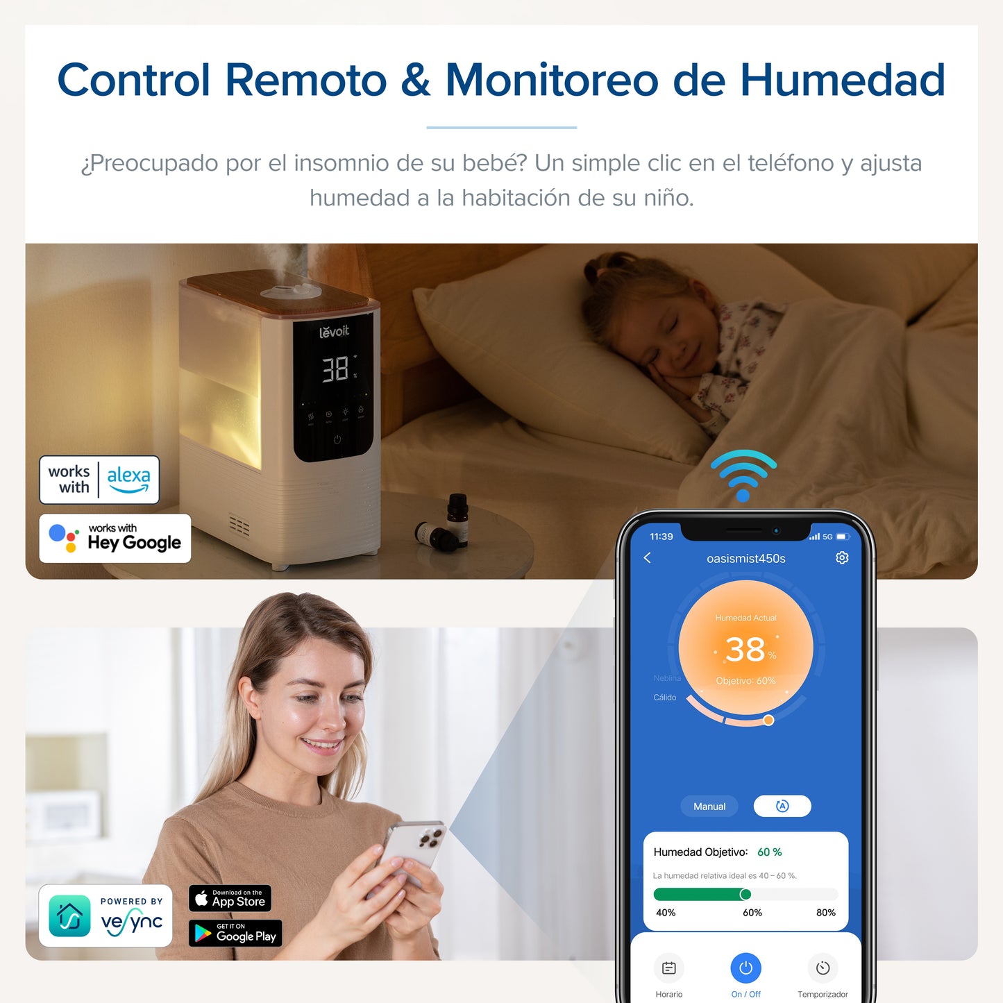 Levoit LV450S Humidificador Inteligente