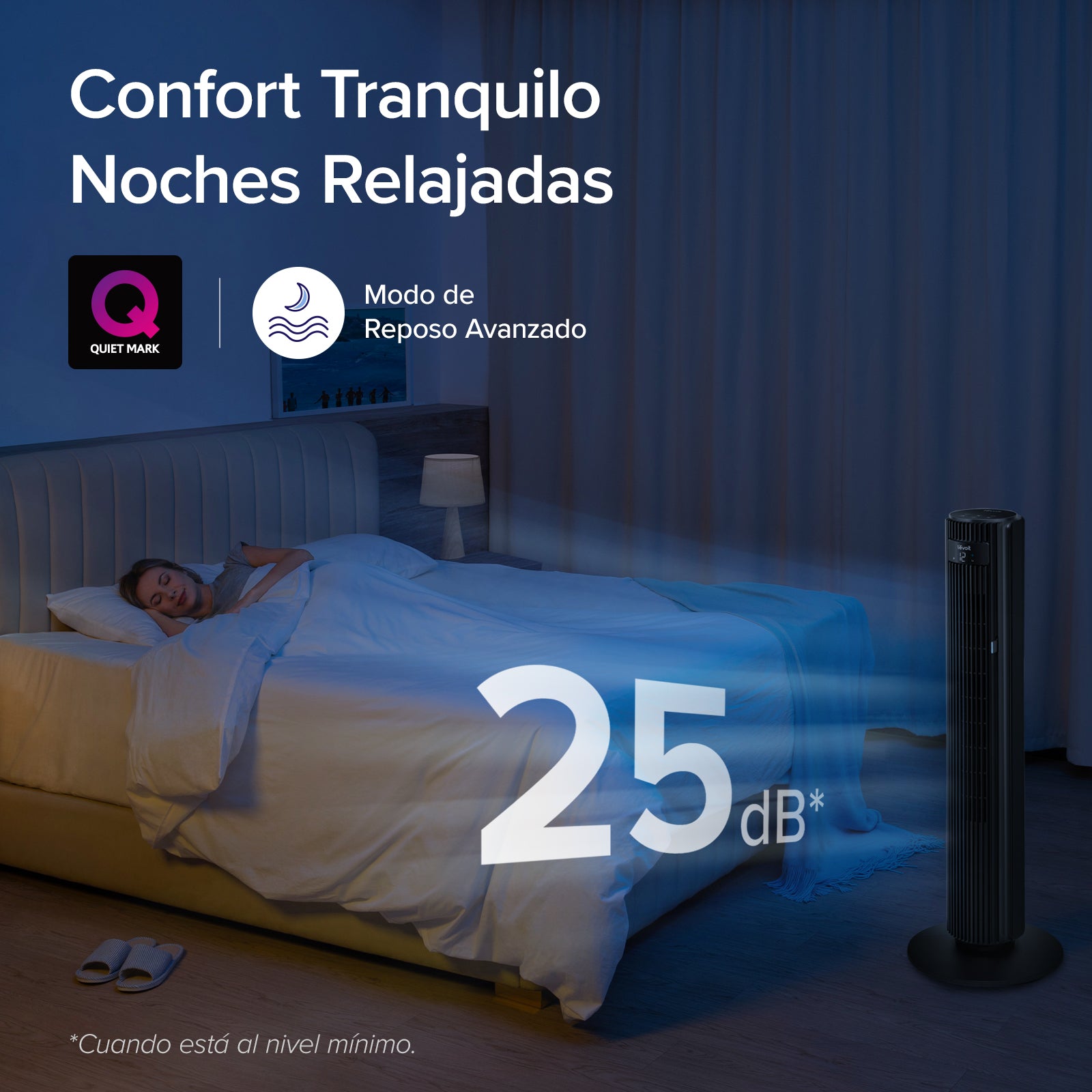 Levoit 42Wifi Ventilador de Torre Inteligente