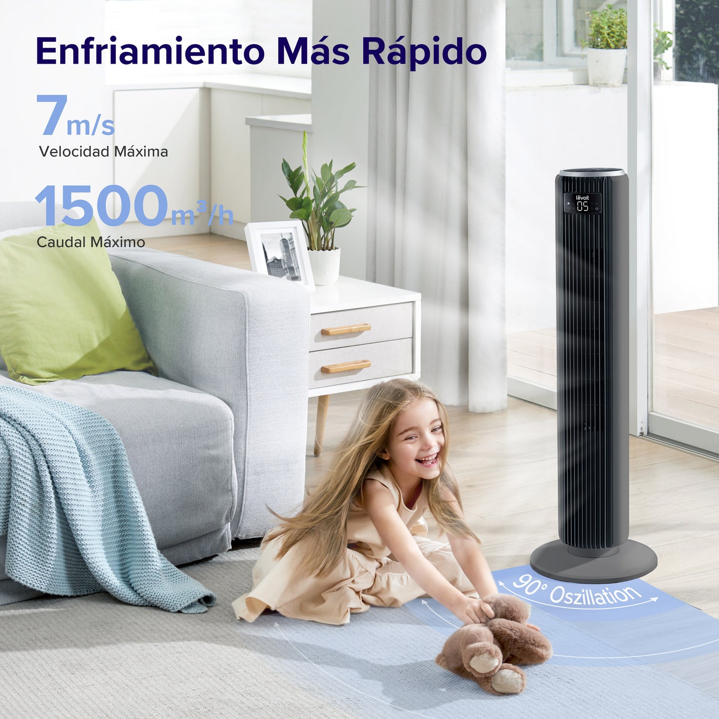 Levoit 36AC-G Ventilador de Torre