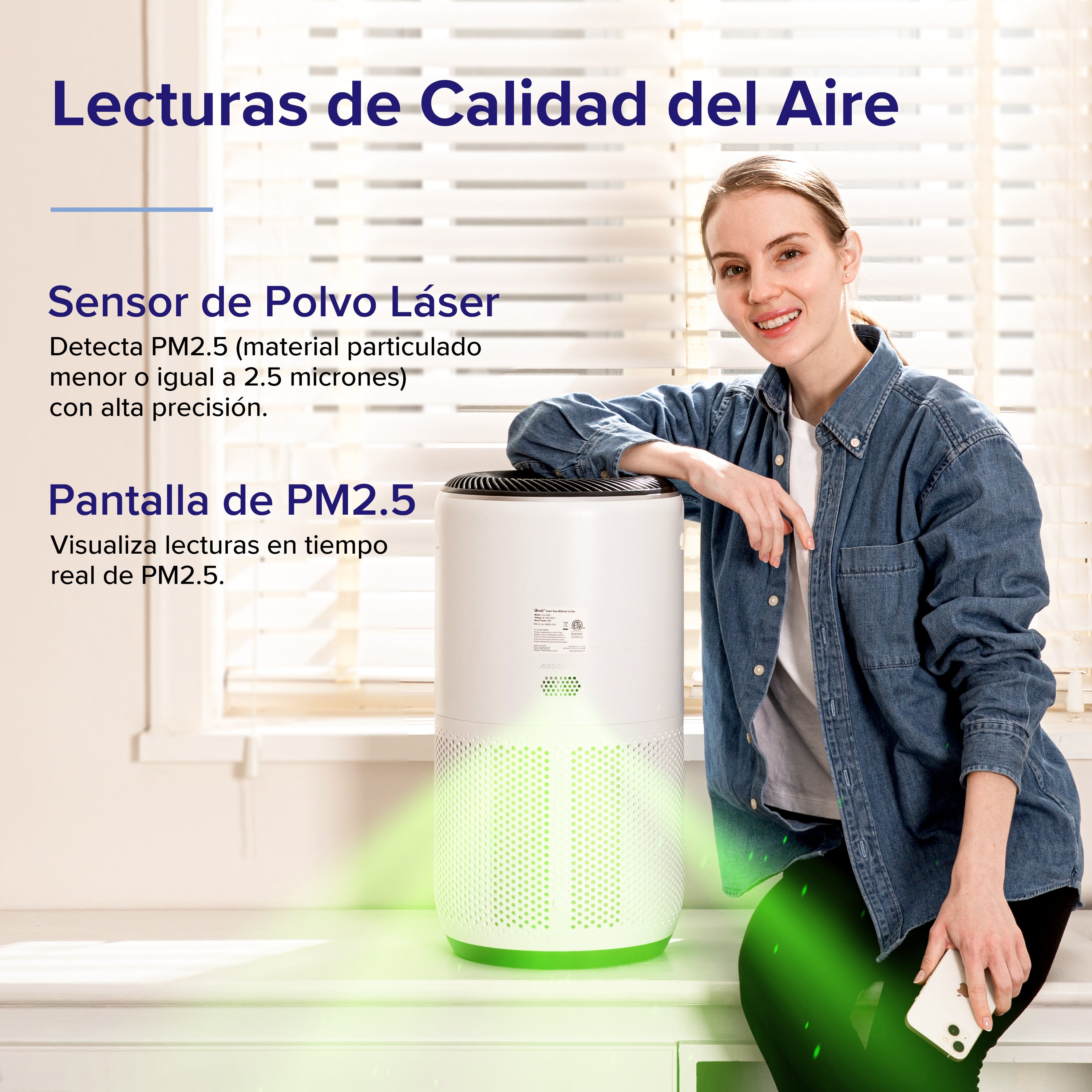 Levoit Core 400S — Purificador HEPA contra el Humo de Wildfire