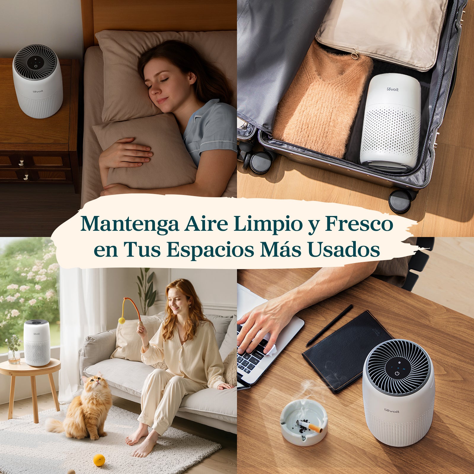 Levoit Core Mini Purificador de Aire + Juego de Filtro Estándar