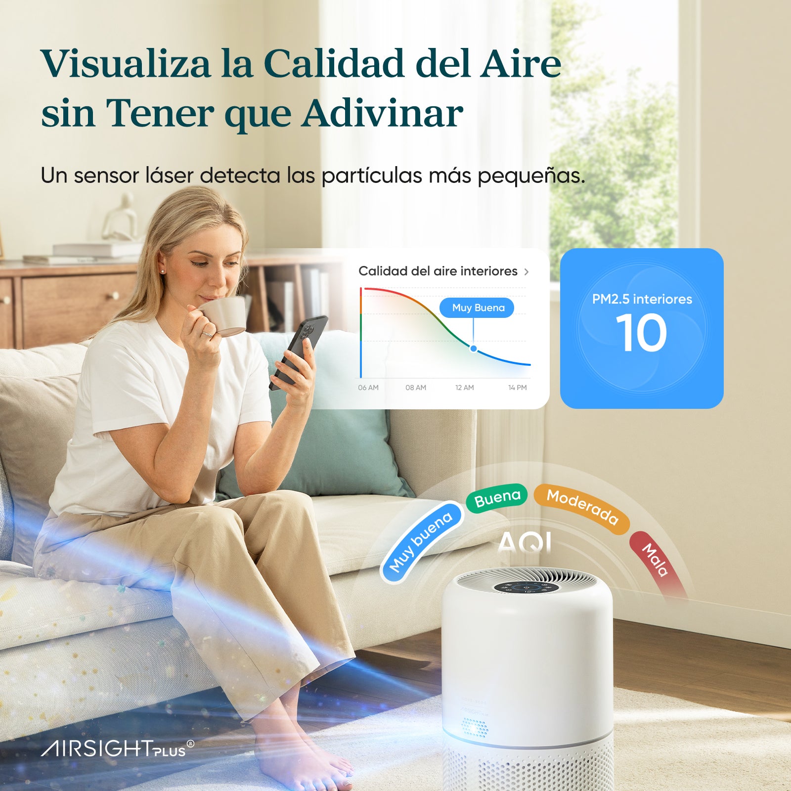 Levoit Core 300S Purificador de Aire Inteligente