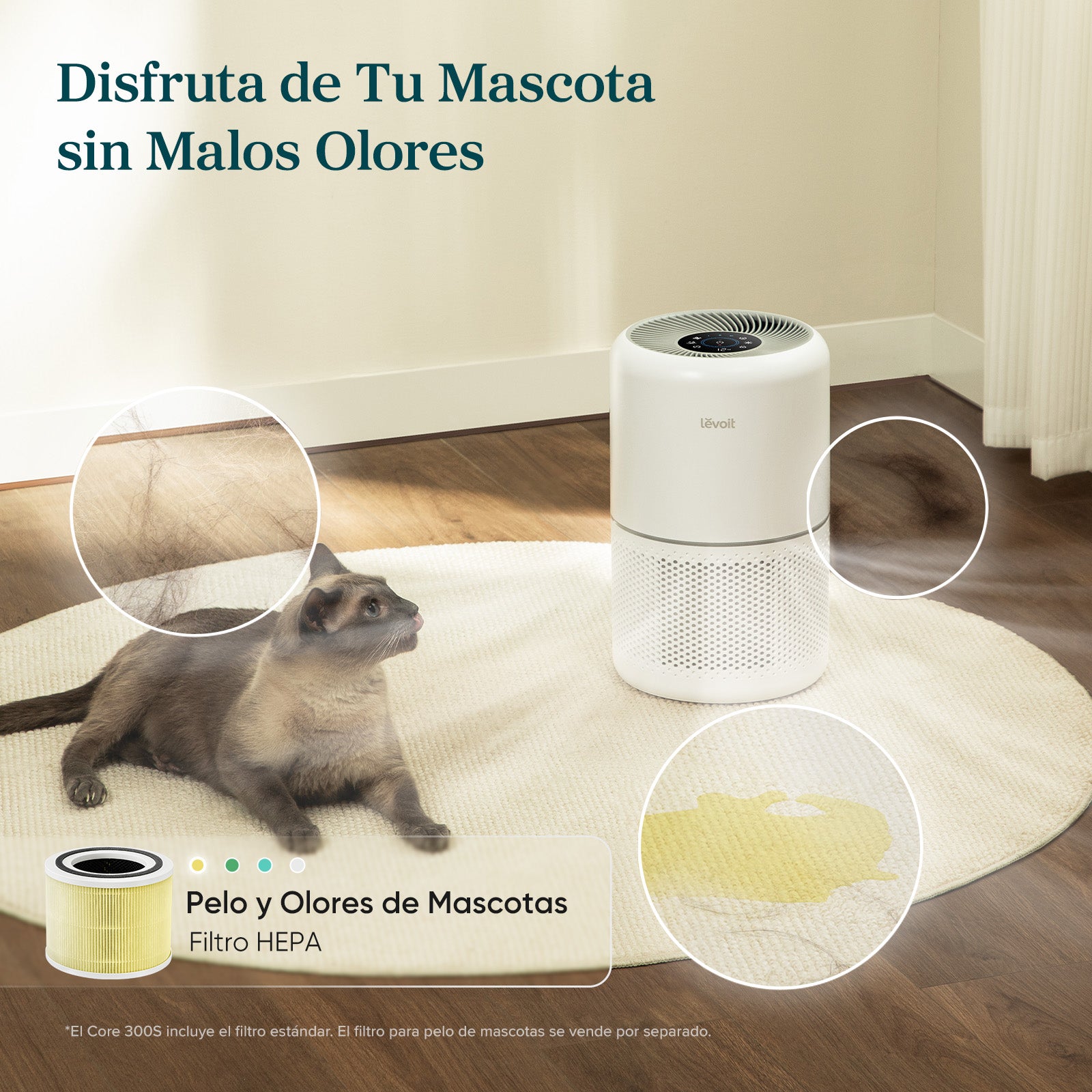 Levoit Core 300S Purificador de Aire Inteligente