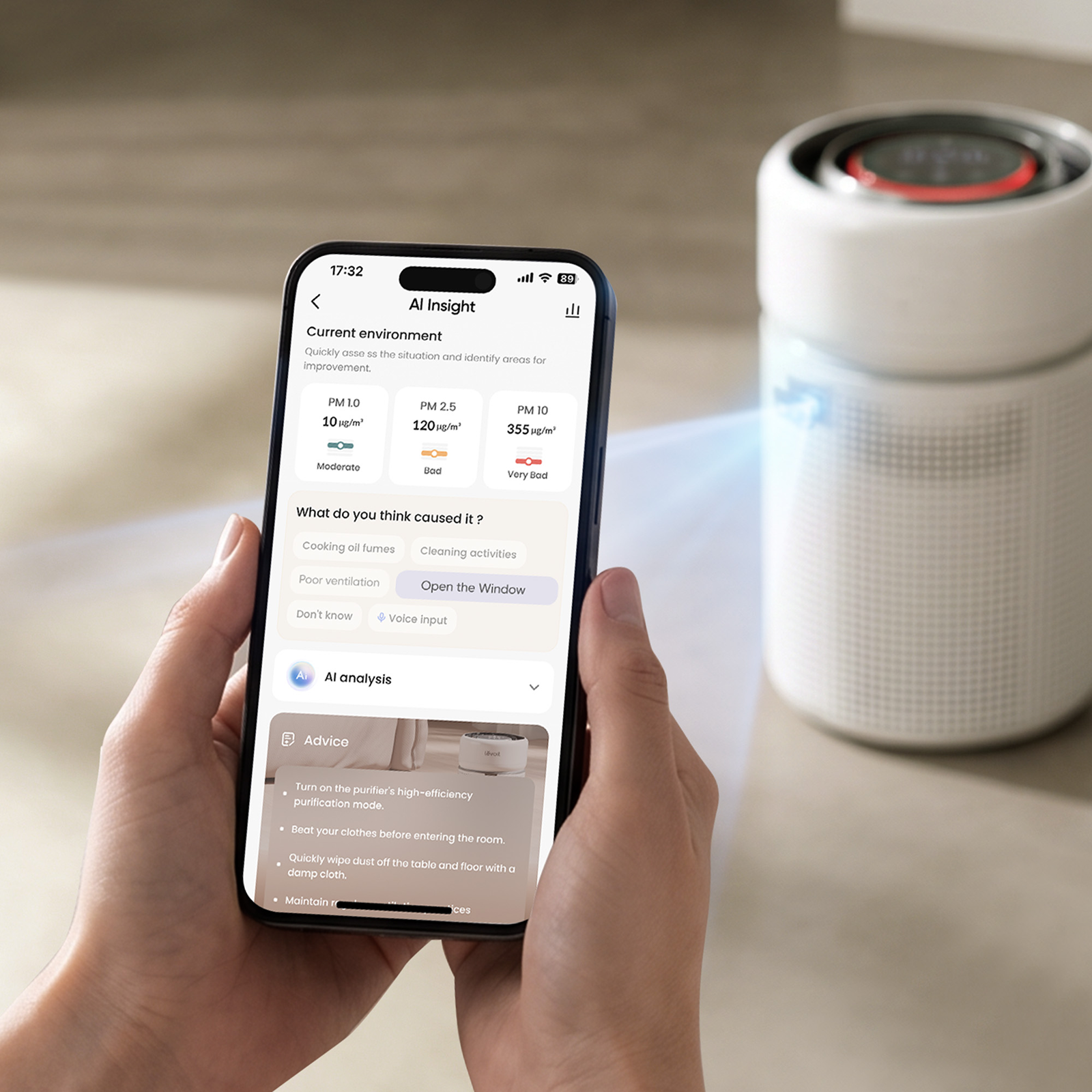 Levoit Eleva 300X Purificador de Aire Inteligente